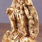 Pure Brass Goddess Kali Ma Idol 5" | Fierce Divine Mother | Handcrafted in India | Powerful Protection | Strength & Transformation | Antique Polish Finish